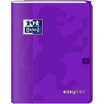 Cahier OXFORD Easybook agrafé 17x22 cm 90g violet