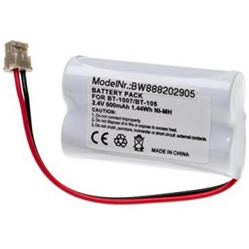 Batteria Cordless NiMH 600mAh 2,4V per Uniden EXP370, EXP371, EXP3710, EXP380, EXP4540, EXP4541