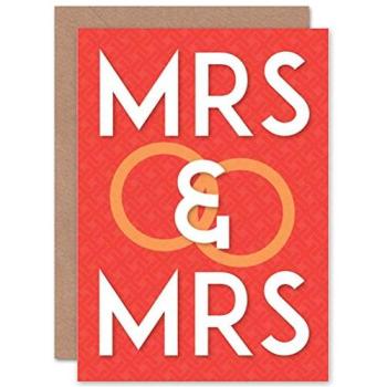 Inclusive Union Wedding Card with Envelope