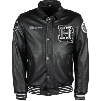 Pelle Helstons Cheyenne Giacca Moto Nero L