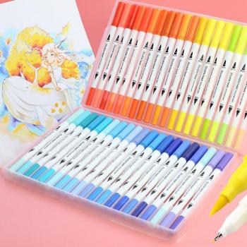 Bunte Pinsel-Kulis für Zeichnungen