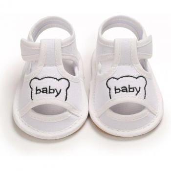 Anti-Slip Canvas Baby Shoes with Cartoon Designs 0-18M