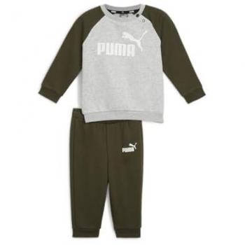 Puma unisex para niños. 84614371 Chándal Minicats ESS Raglan verde (12meses= 74cm), Casual, Deportivo, Algodón, Multideporte, Manga larga, m