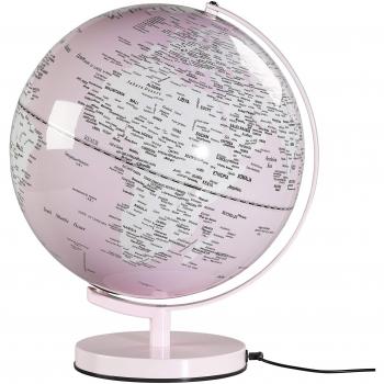 Wild & Wolf 12” Globe Light, Pearl Pink