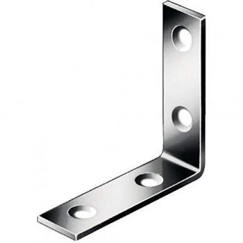 Vormann – Equerre L.100x100 mm B.20 mm S.2,5 mm Acier galvanisé bleu (Par 20)