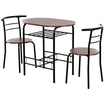 Table Modèle Homcom + 2 Chaises – Meuble Polyvalent pour Salon