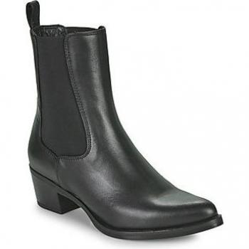 Bottines en cuir noir Unisa GALEA femmes 36, 37, 38, 40