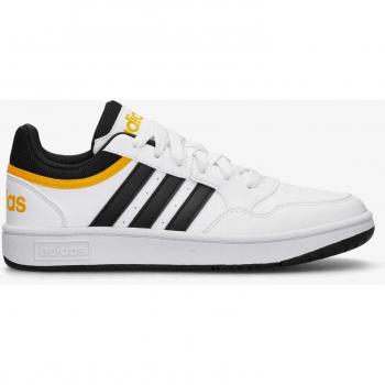 Adidas Hoops 3.0 Male Trainers Ftwwht / Cblack / Bogold UK 5.5