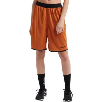 Schwarze Basketball-Shorts für Damen – Progress, XL, umkehrbar