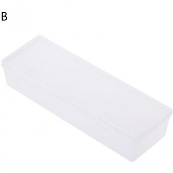 Multi-Compartment Plastic Storage Box for Tools and Accessories