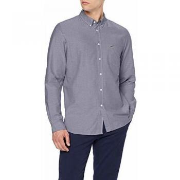 Camisa Lacoste CH4976 Azul Marine 166 X-Small Hombre