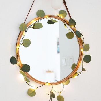 Cadena de Luces Verde Hoja 2M-3M para Navidad