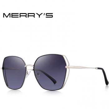 MERRYS Ladies Square Polarized Sunglasses UV400 Protection S6236