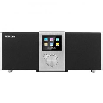 Noxon Nova II WLAN DAB+ Radio mit 50W Leistung in Schwarz/Silber