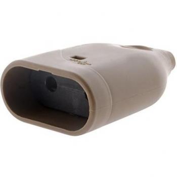 Fiche électrique marron 2P 6A Zenitech