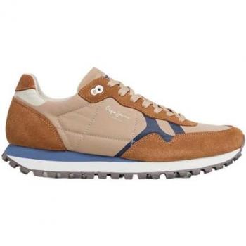 Zapatillas Pepe Jeans para hombre modelo PMS40017 marrón