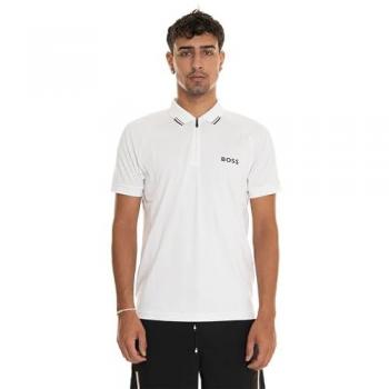 Manche Courte BOSS Polo Green Philix Blanc Pur L