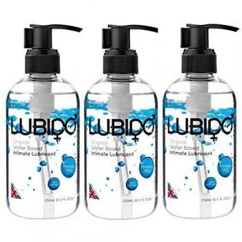 Lubido Original Water Based Paraben Free Intimate Gel Lube – 250ml (Pack of 3)