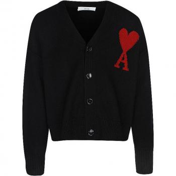 Cardigan noir pour homme AMI Paris XL