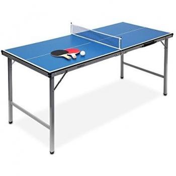 Tavolo da Ping Pong Relaxdays per Interni ed Esterni, 71 x 150 x 67 cm, Blu
