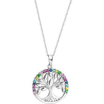 Zeeme Damenkette aus Silber 925 mit Zirkonia-Steinen