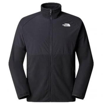The North Face Herren Glacier Heavyweight Full Zip Fleece Asphalt Grau – TNF Schwarz