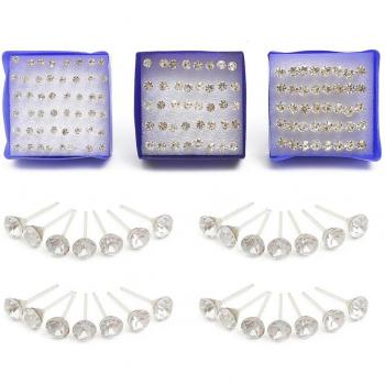 Boucles d'oreilles en cristal multicolore pour femmes