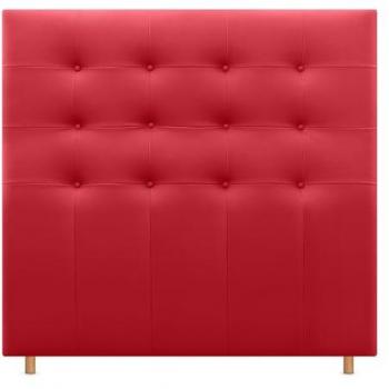 Dhome cabecero de polipiel capitoné hasta el suelo 145x120cm camas 135/140