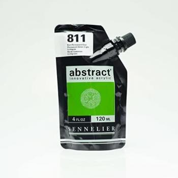 Sennelier 120 ml Green Light Acrylic – Satin Texture