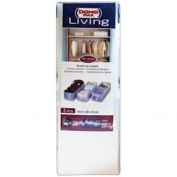 DP LIVING Tray Set with 3 Separators Small