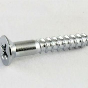 Allparts Chrome Countersunk Bridge Screws