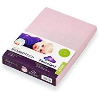 Serenità Rosa – Lenzuolo Träumeland 60x120 cm in Jersey angolare