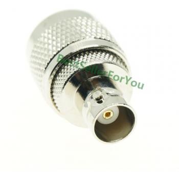 Adaptador de RF BNC/MH a UHF SO239 PL259 con Brida, Conversor Ángulo Recto