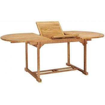 VidaXL Table de Jardin en Bois de Teck