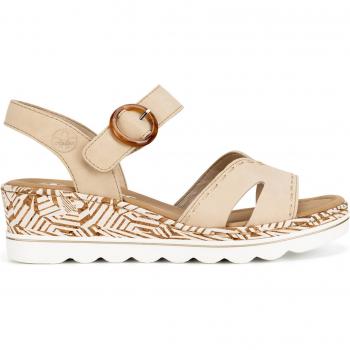 Beige Rieker Sandale 67173‑60 – Leichtes Laufgefühl
