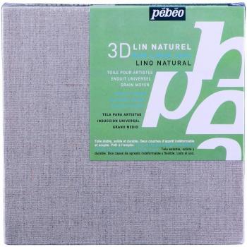 Boîtier 3D Pebeo 40x40 cm – Lin naturel, stable, durable