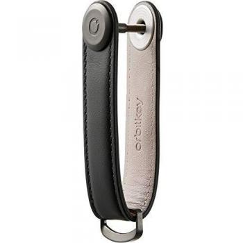 Clé organizer Orbitkey Noir 6 – cuir premium, acier inox, pratique