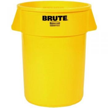 Rubbermaid BRUTE® Container, rund, 166 l, gelb