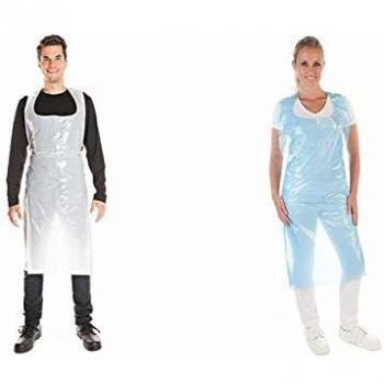 Franz mensch PE-Latzschürze HYGONORM, geprägt, 33 my, weiß