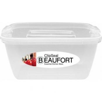 Beaufort Ultra Square Food Container One Size Clear