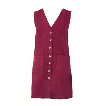 Robe Pinafore en Corde Rouge Yumi Yumi EU 40