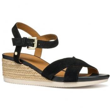 Geox Sandali Ischia Tacco Nero EU 37