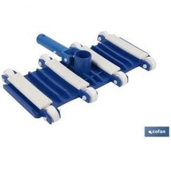 Aspirateur de piscine flexible 33x18cm avec poignée Ø28mm