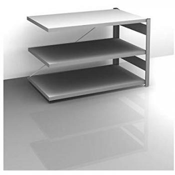 Zinc-Coated Sideboard Shelving Unit