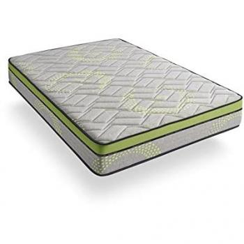 Matelas 140×190 cm ECCOX Dream Gel Sport – Hauteur 26 cm, Fermeté moyenne à haute