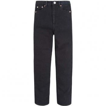 Levi's Kids Wide Jeans „RIBCAGE Straight“ – Mädchen, schwarz, 12 (152)
