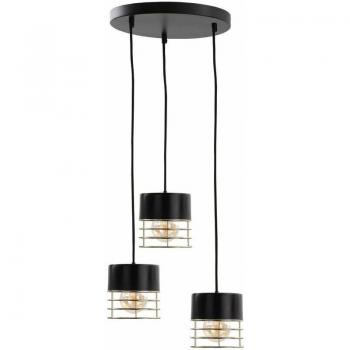 Royal Cluster 859 Keter – Plafoniera Nera 32 cm
