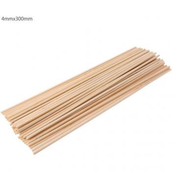 Wooden Garden Flower Support Sticks, 50 Pieces