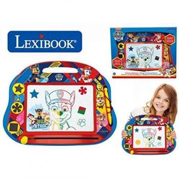 Ardoise Magique Multicolore Paw Patrol, Ardoise Magnétique et Créative pour les Enfants, avec Stylet et Tampons, Format A5, CRPA550