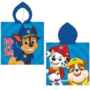 Microponcho Paw Patrol Azul